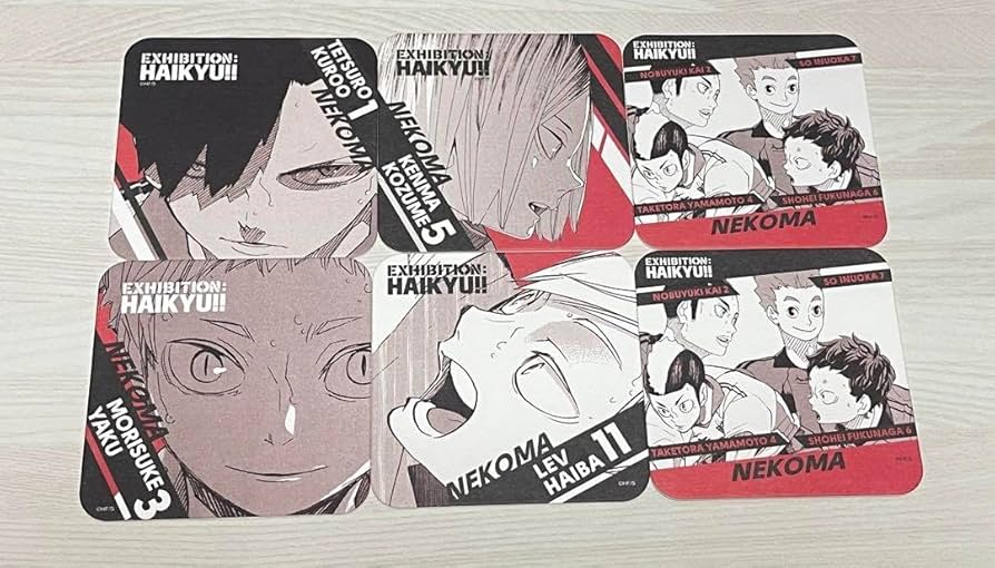 Amazon.co.jp: ハイキュー展アートコースター 音駒高校 黒尾鉄朗